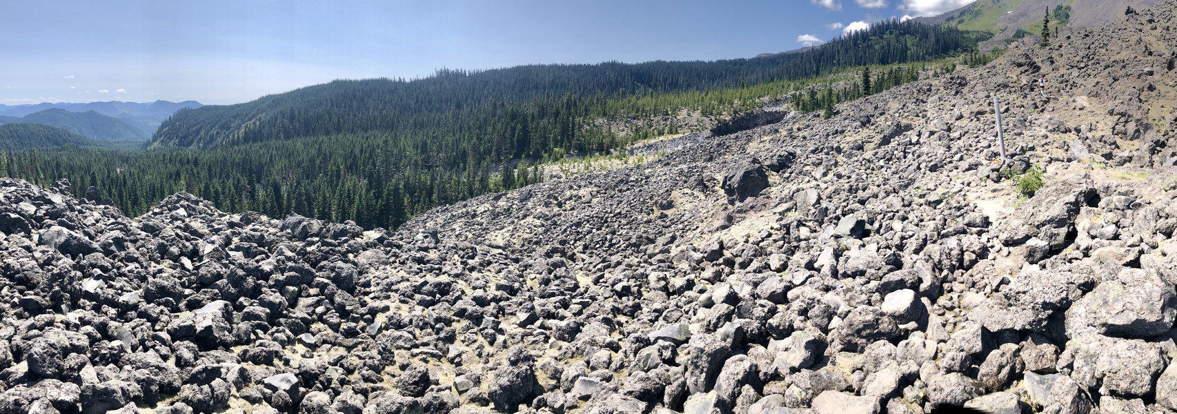 The final boulder field