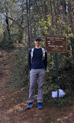 A section of the trail just before No Hands Bridge